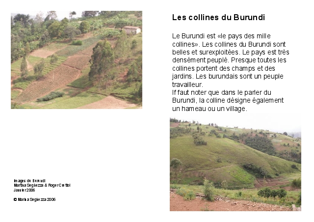 Les collines du Burundi