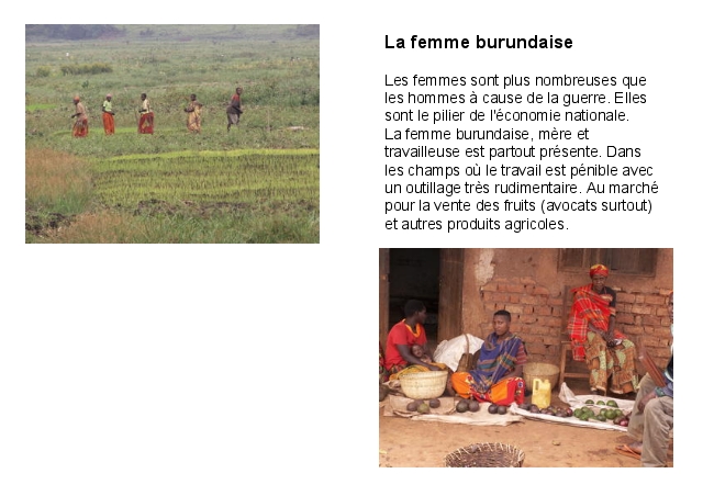 La femme burundaise