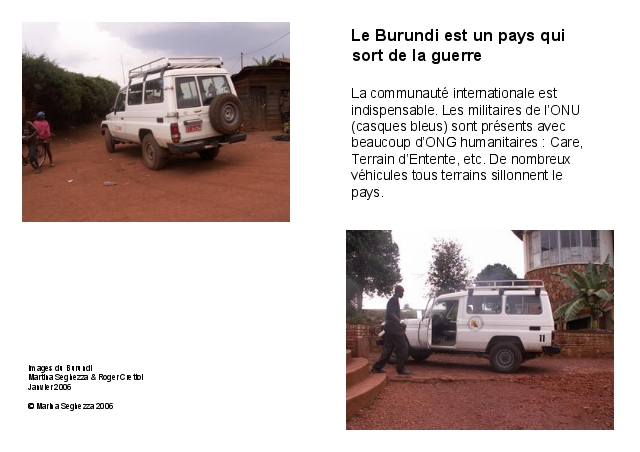 Le Burundi sort de la guerre II