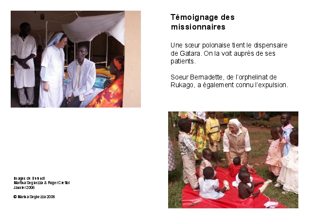 Témoignage des missionnaires II