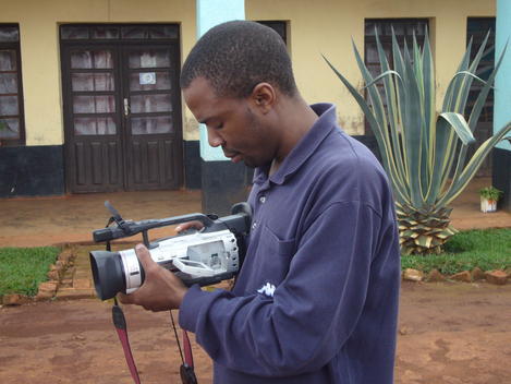 Eddy, caméraman congolais